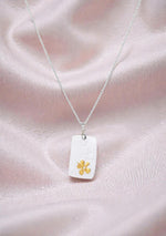 Pure Elegance White Earring and Pendant Set