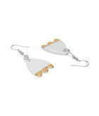 Pure Elegance White Earring and Pendant Set
