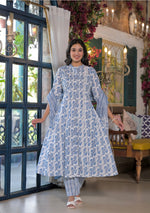 Sky Veil Kurta Set