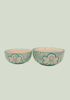 Aquamarine Mandala Bowls set