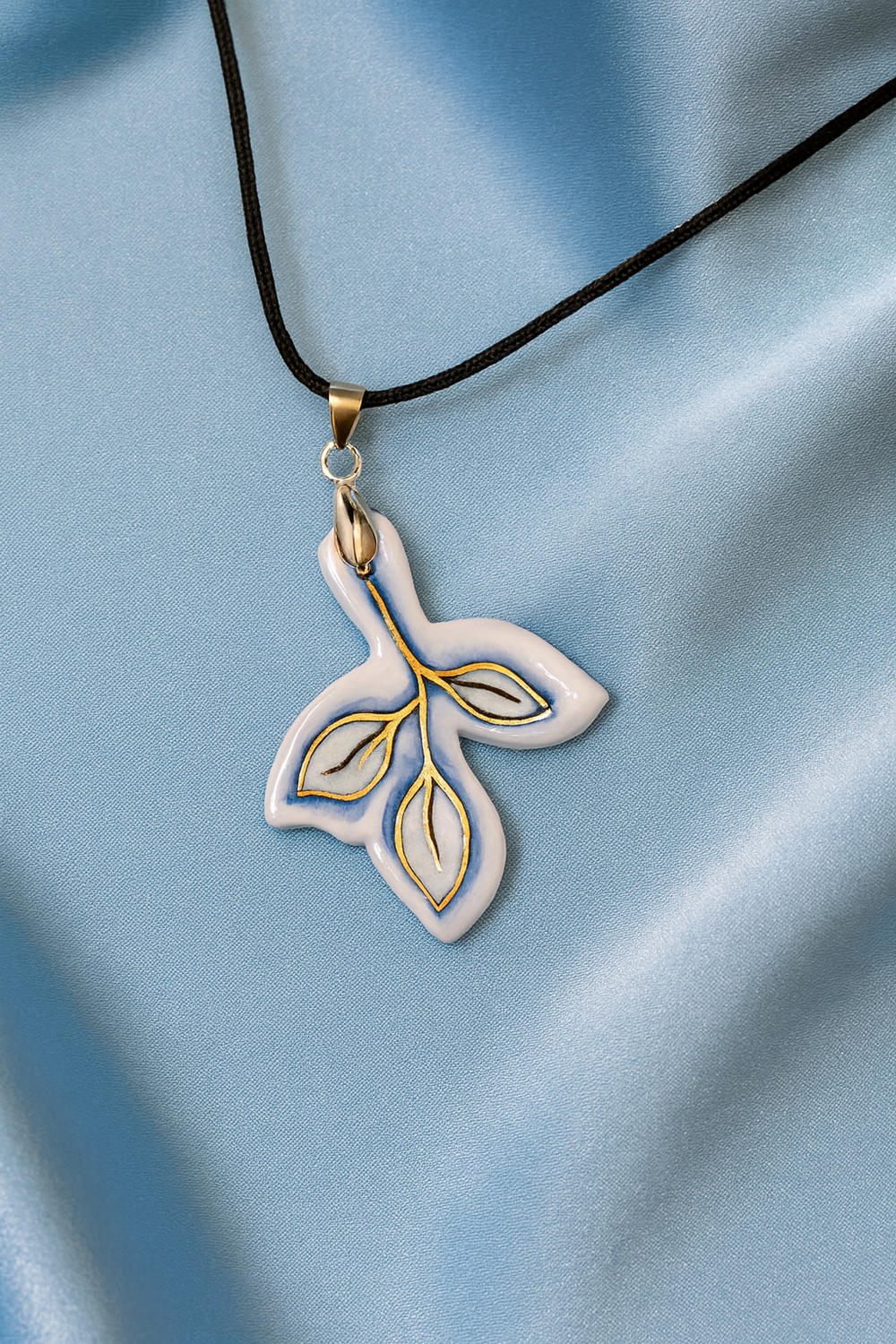 Blue Petal Necklace