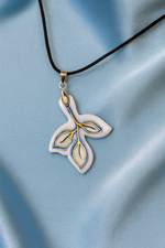 Blue Petal Necklace