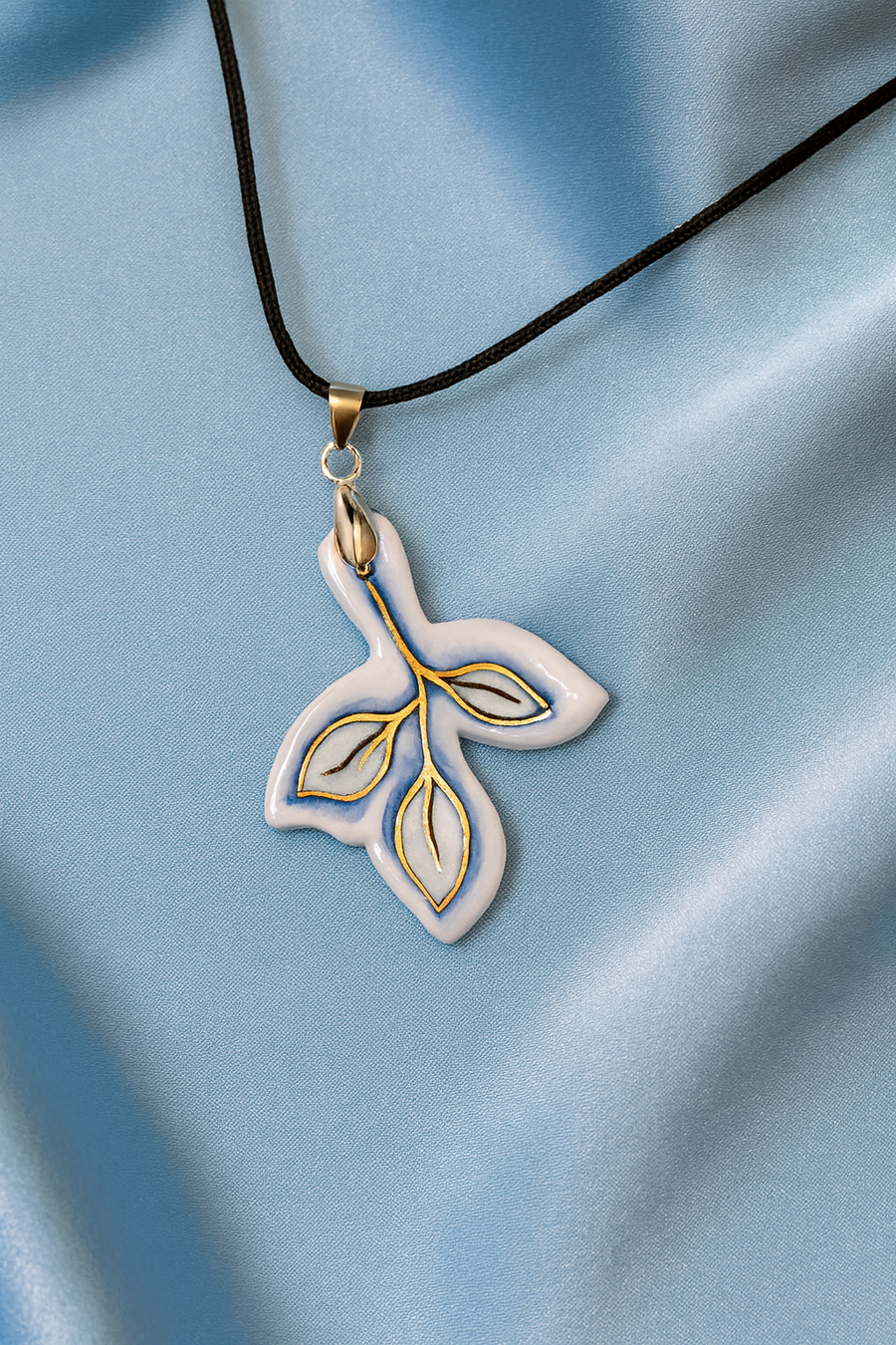 Blue Petal Necklace