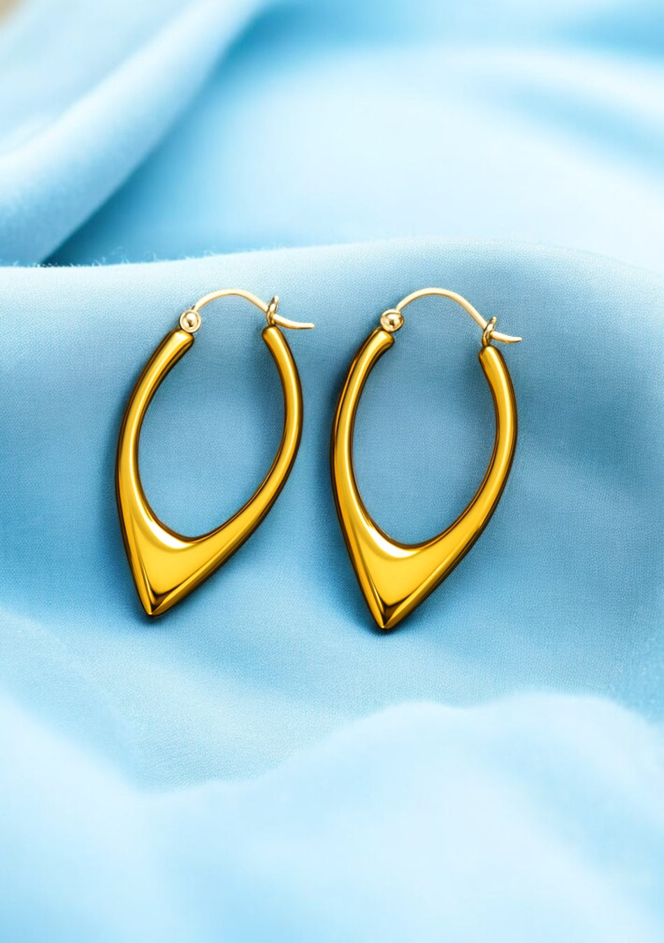 Marquise Glow Hoops
