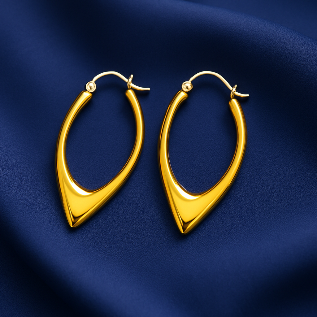 Marquise Glow Hoops