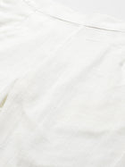 Off-White Comfort Regular Fit Solid Cotton Pant