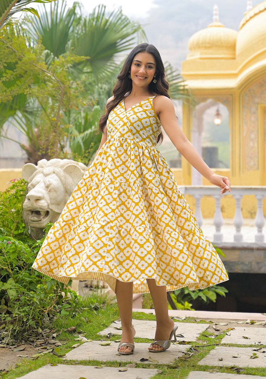 Golden Flair dress