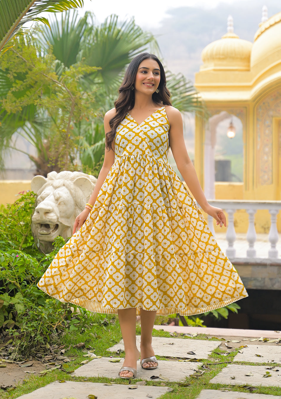 Golden Flair dress
