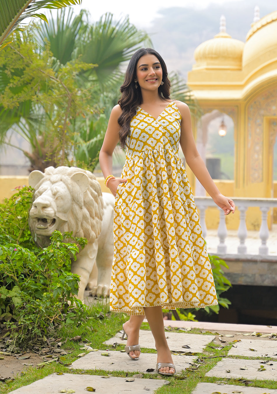 Golden Flair dress