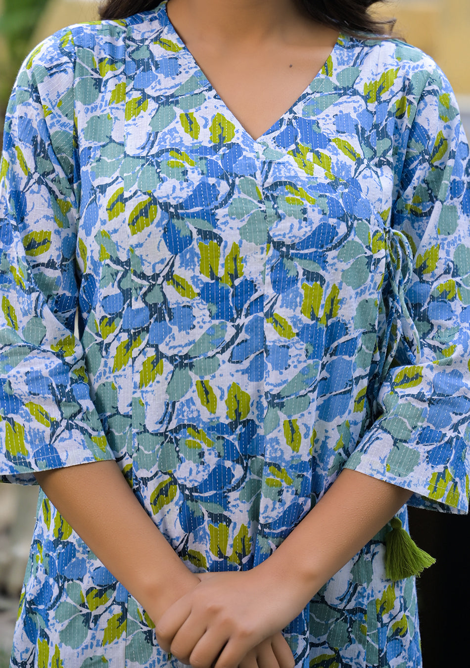 Azure Bloom Dress