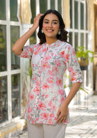Ivory Floral Top
