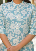 Mint Blossom Kurta