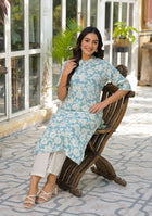 Mint Blossom Kurta