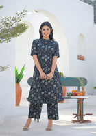 Ammanya Charcoal Sage Printed Co-ord Set