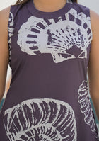 Ammanya Earth Brown Shell Print Co-ord set
