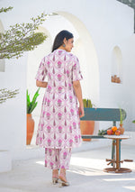 Ammanya Pink Mughal Motif Co-ord set