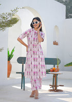 Ammanya Pink Mughal Motif Co-ord set