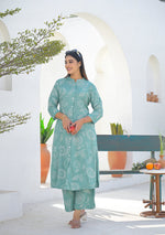Ammanya Sage Green Floral Print Co-ord set