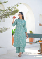 Ammanya Sage Green Floral Print Co-ord set