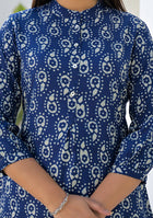 Ammanya Midnight indigo Buta Top