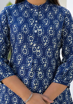 Ammanya Midnight indigo Buta Top