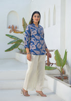 Ammanya Midnight Garden Pleated Top