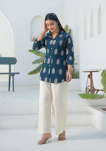 Ammanya Indigo Leaf Top