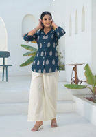 Ammanya Indigo Leaf Top