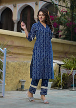 Indigo DABU PRINT SUIT SET
