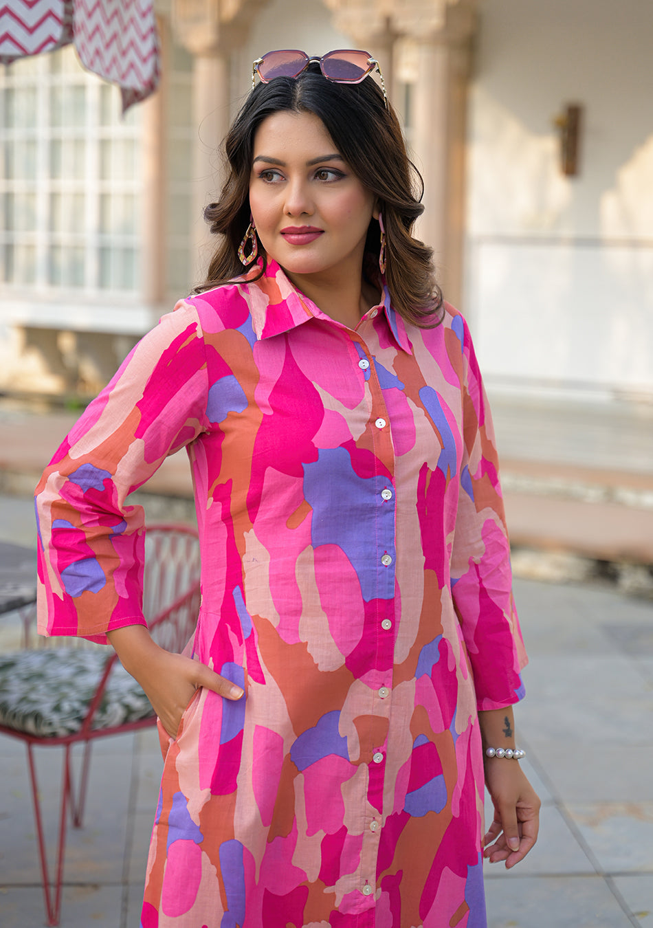 Radiant Brushstroke Co-ord Set