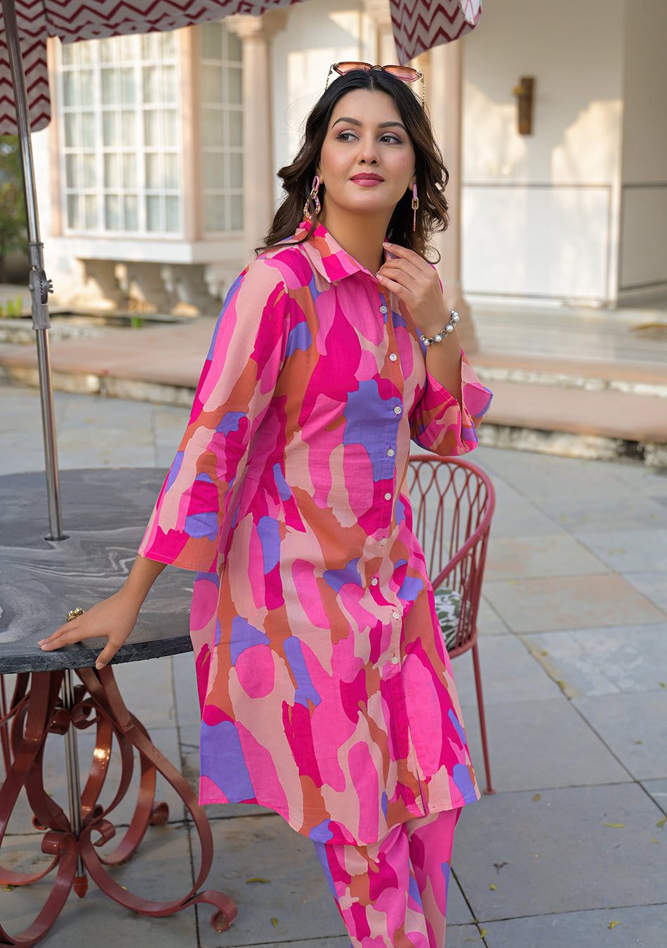 Radiant Brushstroke Co-ord Set