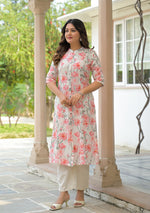 Ammanya Ivory Floral Printed Kurta