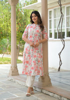 Ammanya Ivory Floral Printed Kurta