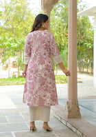 Blush Bloom Schiffli Kurta