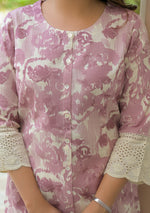 Blush Bloom Schiffli Kurta