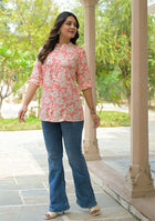 Pink Petal A line Top