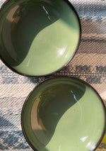 Green Oblong Soup Bowls