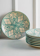 Aquamarine Mandala Full Plates