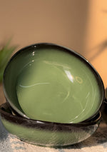 Green Oblong Serving Bowls
