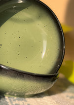 Green Oblong Soup Bowls