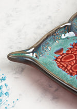 Mandala Red Ceramic Platter