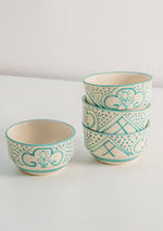 Aquamarine Mandala Soup Bowls