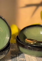 Green Oblong Portion Bowls