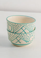 Aquamarine Mandala Soup Bowls