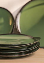Green Oblong Dinnerset - SET OF 11