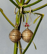 Red Sphere Elegance Danglers