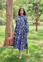 Wild Indigo Garden Dress