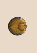 Sunlit Seashell Platter