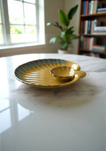 Sunlit Seashell Platter