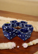 Midnight Blossom Handcrafted Tea Light Holders